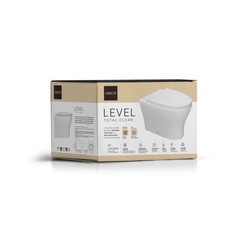 Kit Completo Deca Bacia Convencional Nova Level Branco