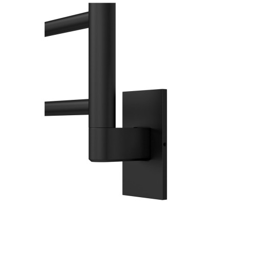 Acabamento de Tomada para Toalheiro Térmico Black Matte