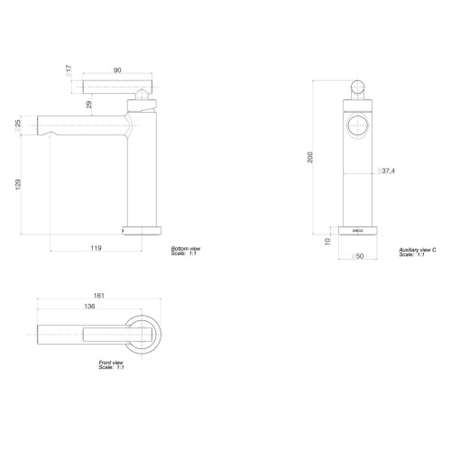 Misturador Monocomando Deca de Mesa Bica Baixa para Cozinha Beta Cromado