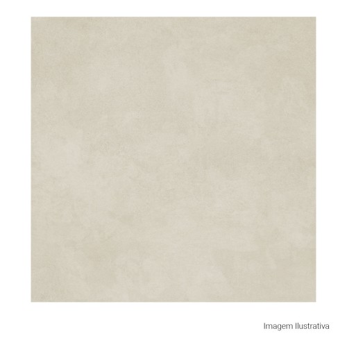 Porcelanato Cimentício Natural 100x100cm Bege - Portinari Momento Sbe Nat Esmaltado Retificado