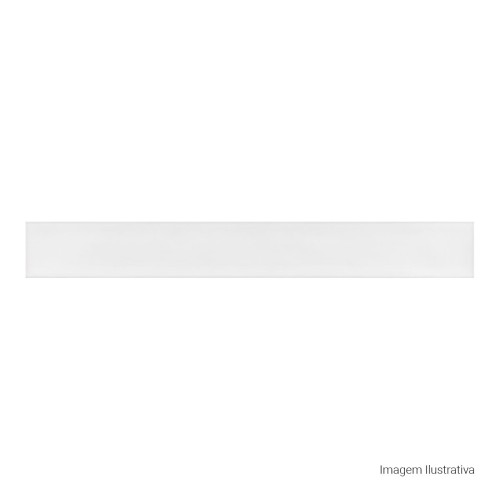 Porcelanato Monocromatico Natural 5x40cm Branco - Portinari Make Wh Nat Esmaltado Bold