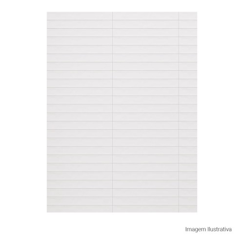 Porcelanato Monocromatico Natural 5x40cm Branco - Portinari Make Wh Nat Esmaltado Bold