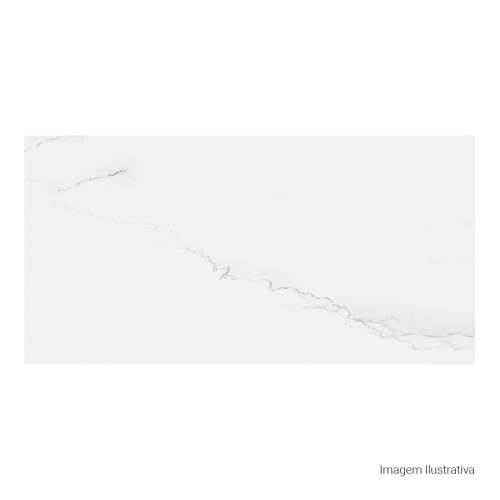 Porcelanato Marmorizado Natural 60x120cm Branco - Portinari Lumina Wh Nat Esmaltado Retificado