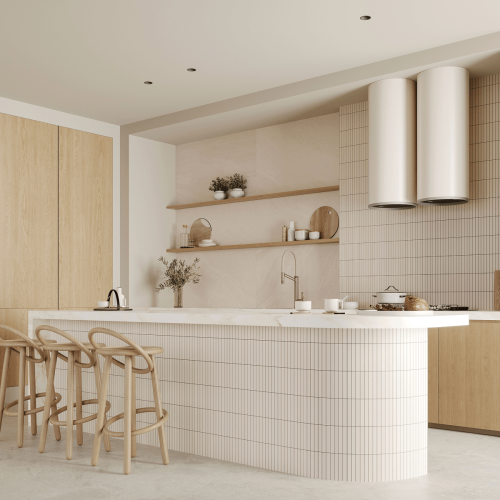 Porcelanato Monocromatico Matte 30x30cm Branco - Portinari Mc Fillet Wh Esmaltado Bold