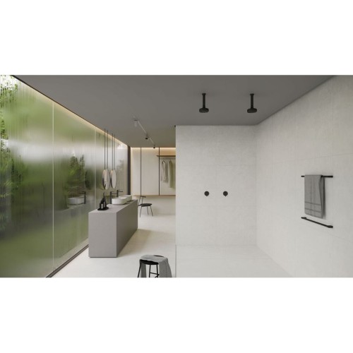 Porcelanato Cimentício Natural 120x120cm Branco - Portinari Downtown Hd Downtown Swh Nat Esmaltado Retificado