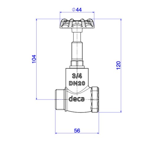 Registro de Pressão Deca 3/4