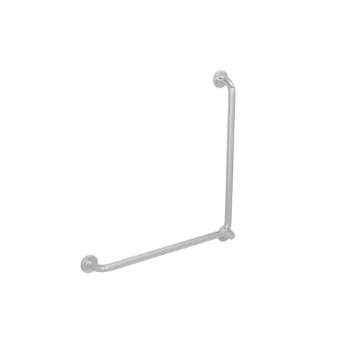 Barra de Apoio Deca em L Esquerdo 70cm Conforto Aço Polido