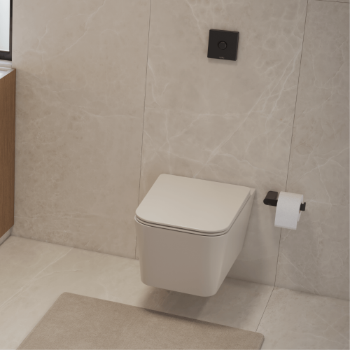 Kit Bacia Suspensa Deca Slim Total Clean Branco - Kp.8630.17