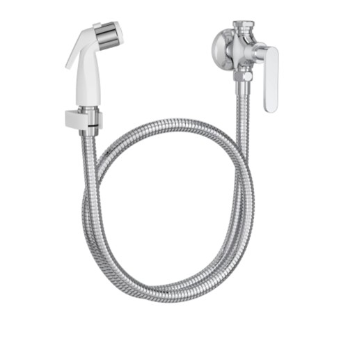 Ducha Higiênica com Registro e Derivação Flex Plus Cromado