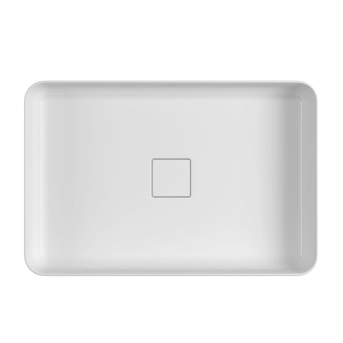 Cuba de Apoio Retangular Deca 40x60cm Branco Slim