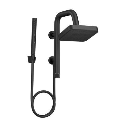 Chuveiro com Desviador e Ducha Manual  Select Eco 20x16cm Black Matte - 1933.Bl.Des.Mt