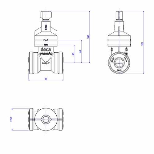 Base para Registro de Pressão Deca Mvs para Ppr 20mm