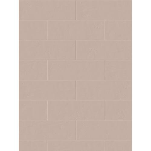 Porcelanato Monocromatico Natural 7,7x24cm Rosa - Portinari Harmonia Brick Spk Nat Esmaltado Bold