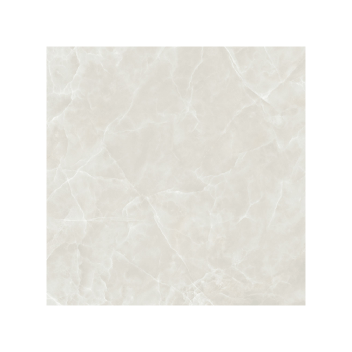 Porcelanato Marmorizado Polido 90x90cm Branco  - Portinari Ônix Minerale Wh Pol Esmaltado Retificado - 6063262a