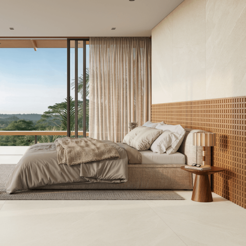 Porcelanato Pedra Natural 160x160cm Bege - Portinari Gales Sbe Nat Esmaltado Retificado - 6063328a