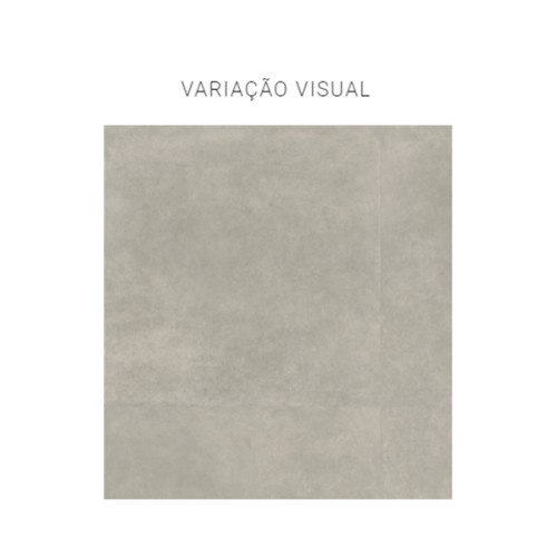 Porcelanato Polido Cimentício 120x120cm Cinza - Portinari Citta Gr Pol Retificado