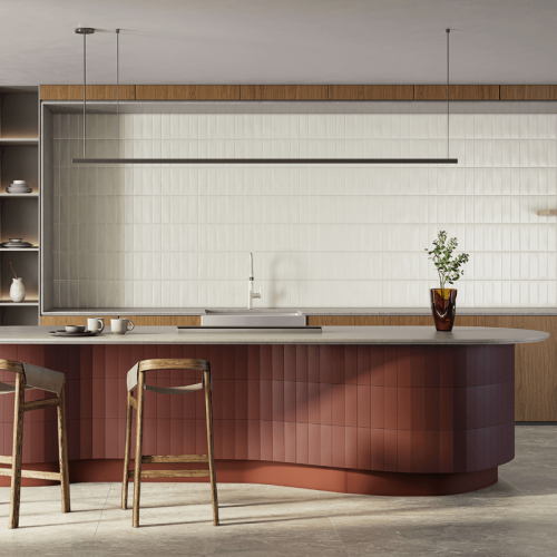 Porcelanato Monocromático Natural 7,7x24cm Cinza - Portinari Autoria Gr Nat Esmaltado Retificado - 6063205a