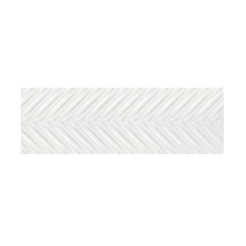 Porcelanato Monocromatico Matte 33x100cm Branco - Portinari Coral Marble Decor Wh Retificado