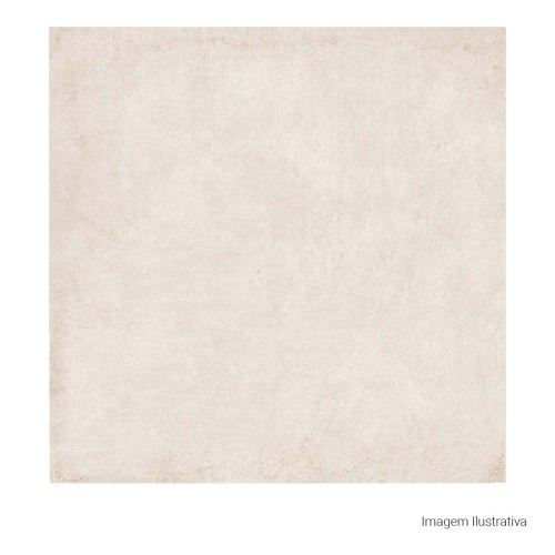 Porcelanato Acetinado Cimentício 100x100cm Branco - Portinari Detroit Ofw Act Esmaltado Retificado