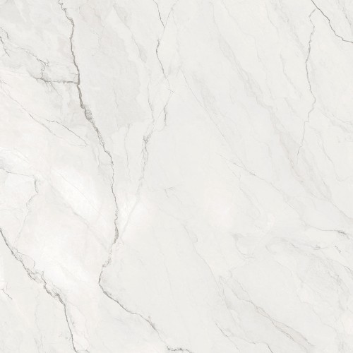 Porcelanato Marmorizado Acetinado 120x120 Cm Branco - Portinari Luce Di Luna Serena Wh Act Dd Esmaltado Retificado - 6063040a