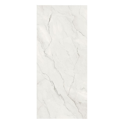 Porcelanato Marmorizado Acetinado 120x270 Branco - Portinari Luce Di Luna Serena Wh Act Dd Esmaltado Retificado