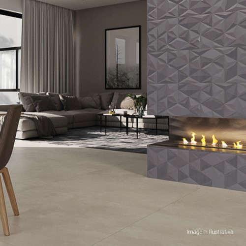 Porcelanato Polido Marmorizado 120x240cm Branco - Portinari Monumental Calacata Wh Pol Retificado
