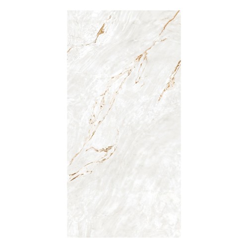 Porcelanato Marmorizado Natural 90x180cm Branco - Portinari Paraná Gold Wh Nat Dd Esmaltado Retificado