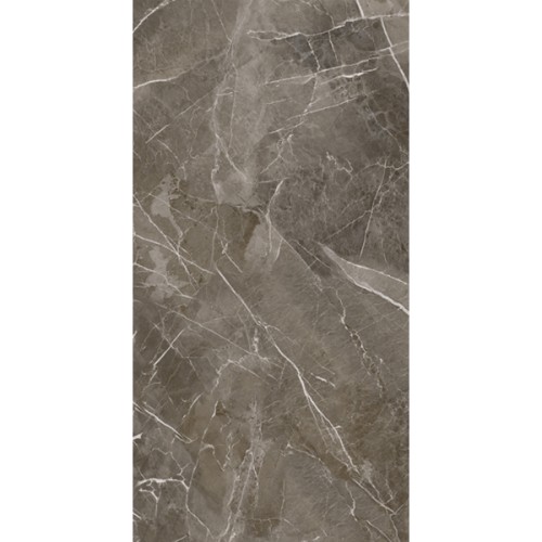 Porcelanato Polido Marmorizado 120x240cm Cinza - Portinari Soneto Marble Dgr Pol Retificado