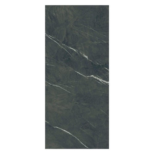 Porcelanato Acetinado Marmorizado 120x270cm Preto - Portinari Marquina Bk Act Dd Esmaltado Retificado