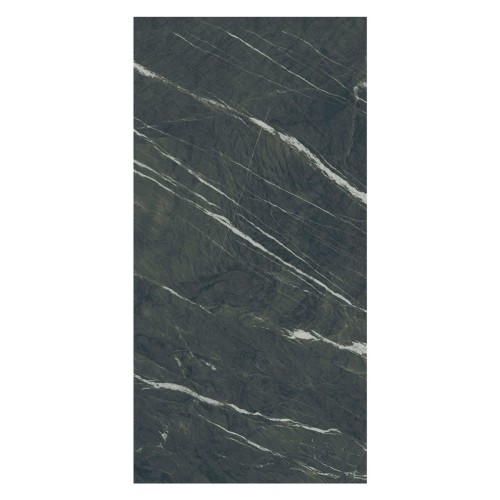 Porcelanato Marmorizado Natural 90x180cm Preto - Portinari Marquina Bk Nat Dd Esmaltado Retificado