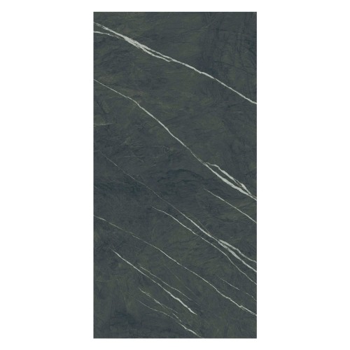Porcelanato Marmorizado Natural 90x180cm Preto - Portinari Marquina Bk Nat Dd Esmaltado Retificado