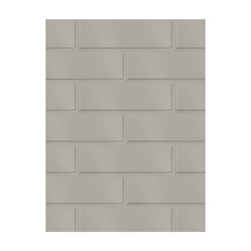 Porcelanato Monocromatico Matte 7,7x24cm Cinza - Portinari Frame Sgr Esmaltado Bold