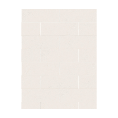 Porcelanato Monocromatico Natural 7,7x24cm Branco - Portinari Harmonia Brick Ofw Nat Esmaltado Bold