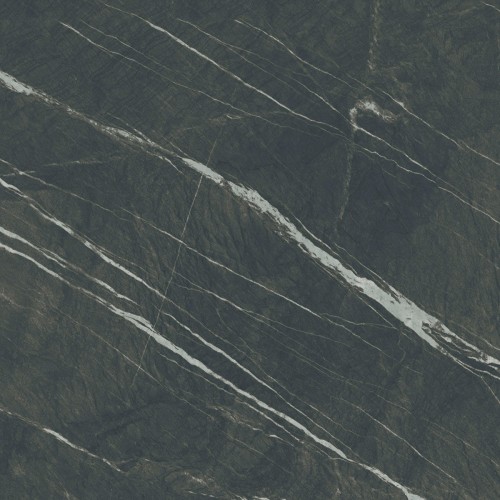 Porcelanato Marmorizado Natural 120x120cm Preto - Portinari Marquina Bk Nat Dd Esmaltado Retificado
