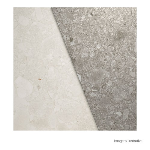 Porcelanato Pedra Natural 30x30cm Mix - Portinari Mc Caminho Line Nat Esmaltado Retificado