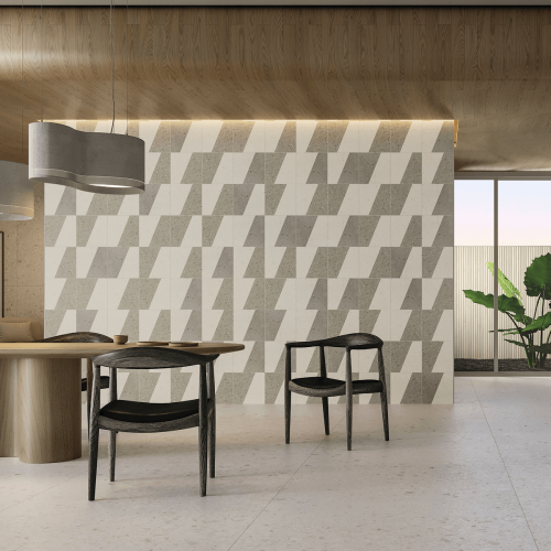 Porcelanato Pedra Natural 30x30cm Mix - Portinari Mc Caminho Line Nat Esmaltado Retificado