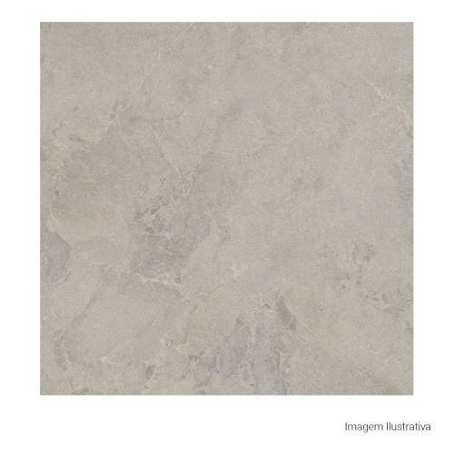 Porcelanato Pedra Hard 90x90cm Cinza - Portinari Verona Sgr Esmaltado Retificado