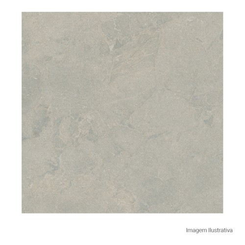 Porcelanato Pedra Hard 120x120cm Cinza - Portinari Verona Sgr Esmaltado Retificado