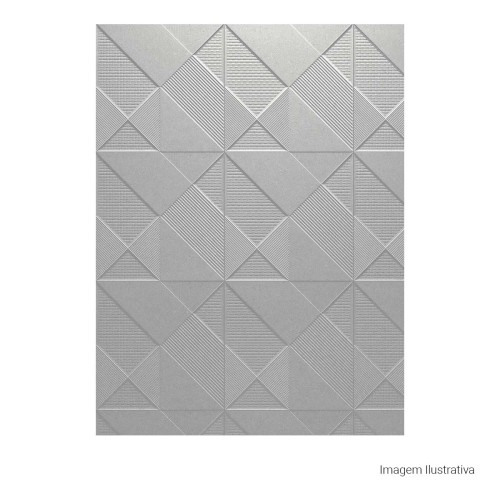 Porcelanato Pedra Matte 60x60cm Cinza - Portinari Boulevard Decor Sgr Esmaltado Retificado