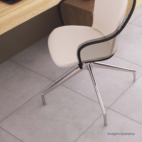 Rodapé Porcelanato Cimentício Matte 15x90cm Bege - Portinari Rp York Be Retificado