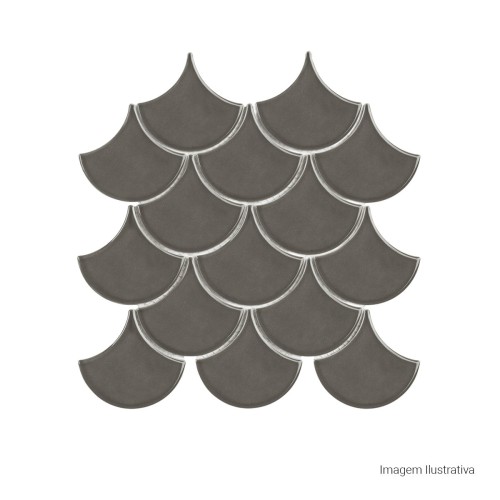 Porcelanato Monocromatico Lux 25,9x27,3cm Cinza - Portinari Mc Ritmos Dgr Esmaltado Bold