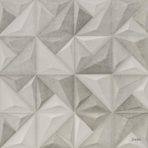 Porcelanato Decorado Matte 60x60cm Cinza - Portinari Sense Abstract Mix Mat Esmaltado Retificado