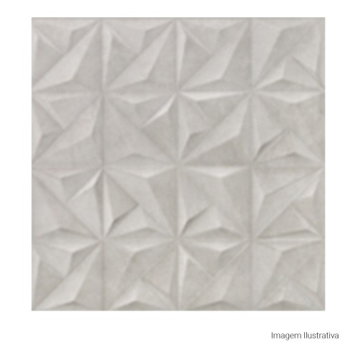 Porcelanato Decorado Matte 60x60cm Cinza - Portinari Sense Abstract Sgr Mat Esmaltado Retificado