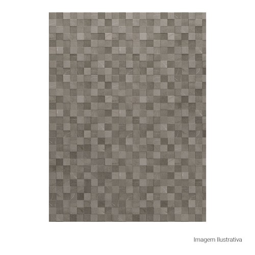 Porcelanato Pedra Matte/lux 60x60cm Cinza - Portinari Simetria Stone Dgr Mlx Esmaltado Retificado