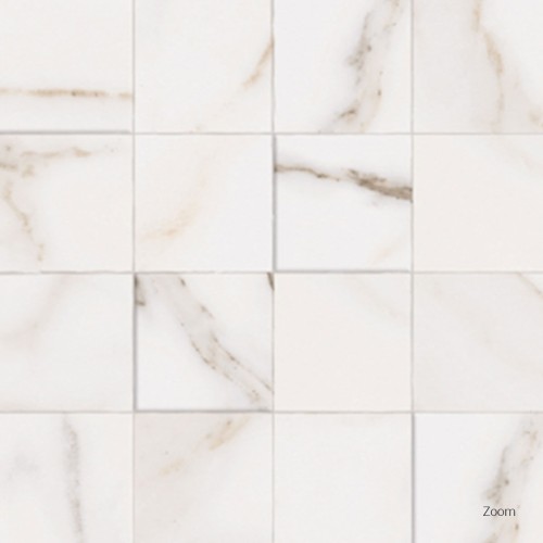 Porcelanato Marmorizado Matte 60x60cm Branco - Portinari Simetria Marble Wh Esmaltado Retificado