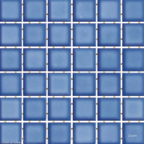 Porcelanato Monocromatico Lux 5x5cm Azul - Portinari Creare Anis Esmaltado Bold