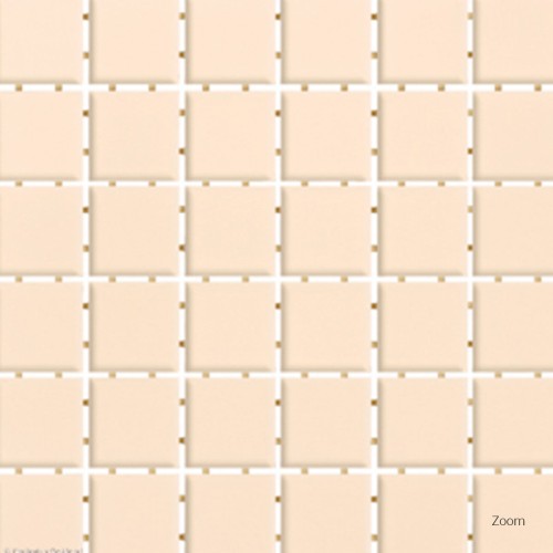 Porcelanato Monocromatico Lux 5x5cm Bege - Portinari Creare Cream Esmaltado Bold