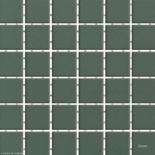 Porcelanato Monocromatico Lux 5x5cm Verde - Portinari Creare Folha Esmaltado Bold