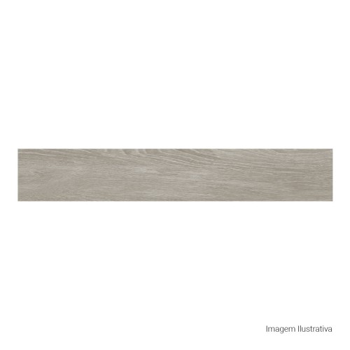 Porcelanato Amadeirado Natural 20x120cm Cinza - Portinari Chaplin Gr Nat Esmaltado Retificado