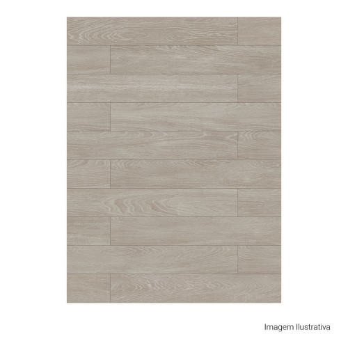 Porcelanato Amadeirado Natural 20x120cm Cinza - Portinari Chaplin Gr Nat Esmaltado Retificado